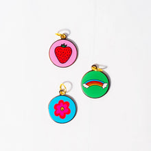 Load image into Gallery viewer, Dancing Fruits Poop Bag Holder + Groovy Charm Set