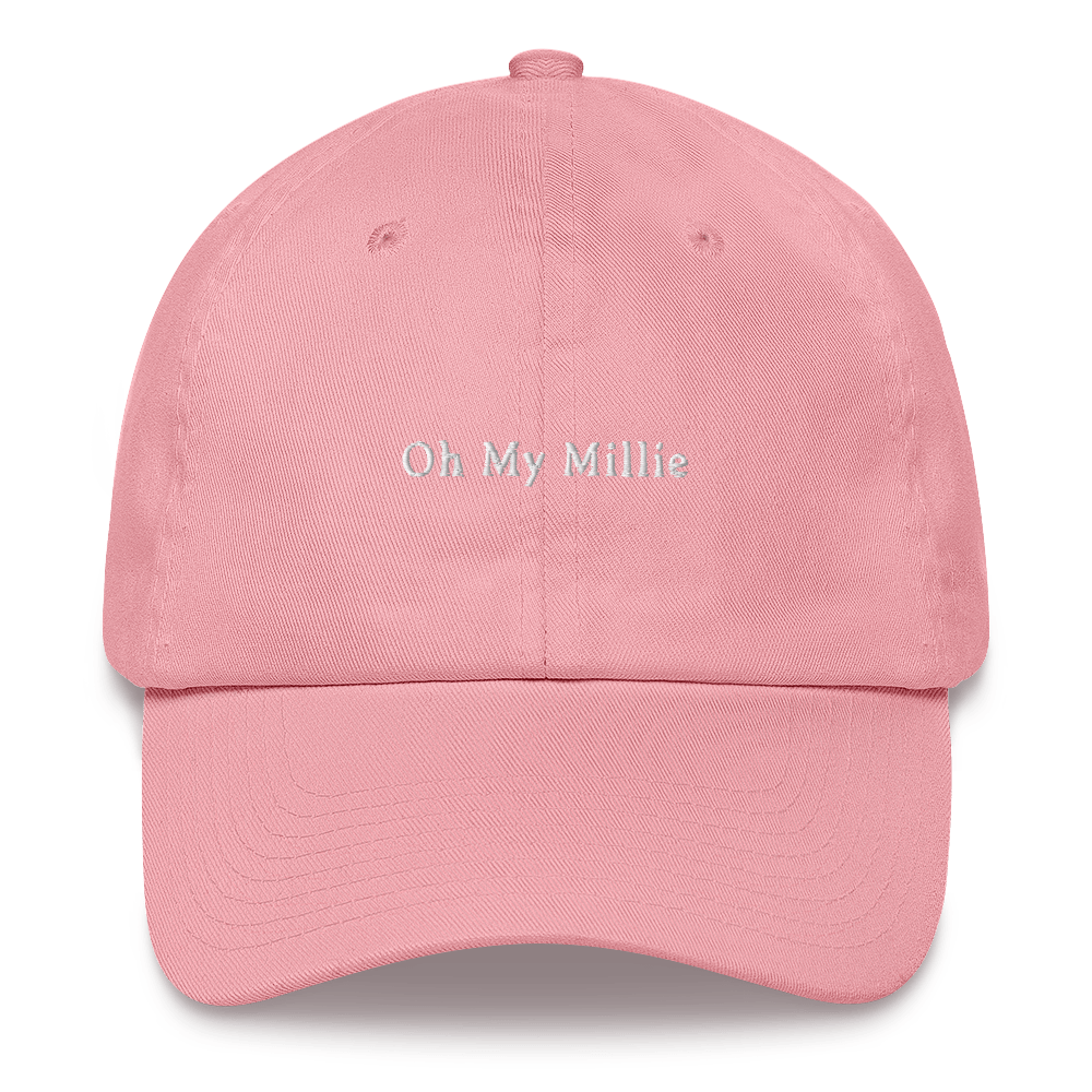 Original Embroidered Hat Valentines Pink